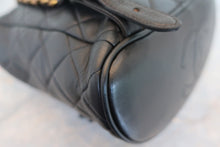 Load image into Gallery viewer, CHANEL Matelasse Chain back pack Lambskin Black/Gold hadware Back pack 700080162
