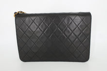 画像をギャラリービューアに読み込む, CHANEL/シャネル マトラッセプッシュロックチェーンショルダーバッグ ラムスキン ブラック/ゴールド金具 ショルダーバッグ 800090053

