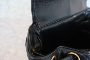 CHANEL Matelasse Chain back pack Lambskin Black/Gold hadware Back pack 700080162