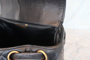 CHANEL/シャネル マトラッセチェーンリュック ラムスキン ブラック/ゴールド金具 リュック 700080162