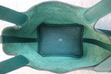 Load image into Gallery viewer, HERMES PICOTIN LOCK PM Clemence leather Malachite X Engraving Hand bag 600070072
