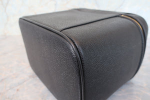 CHANEL/シャネル ココマークバニティ キャビアスキン ブラック/ゴールド金具 バニティ 700090220