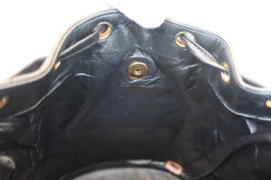 CHANEL Matelasse Chain back pack Lambskin Black/Gold hadware Back pack 700080162