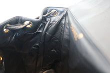 Load image into Gallery viewer, CHANEL Matelasse Chain back pack Lambskin Black/Gold hadware Back pack 700080162
