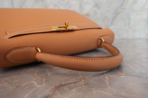 HERMES／エルメス ケリー28 クシュベル ナチュラル 〇X刻印 ショルダーバッグ 700070080