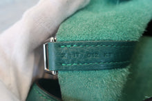 Load image into Gallery viewer, HERMES PICOTIN LOCK PM Clemence leather Malachite X Engraving Hand bag 600070072
