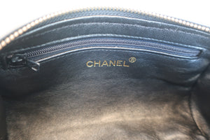 CHANEL/シャネル ココマークフリンジチェーンショルダーバッグ ラムスキン ブラック/ゴールド金具 ショルダーバッグ 600110011