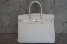 Load image into Gallery viewer, HERMES BIRKIN 35 Epsom leather White □K Engraving Hand bag 600070071
