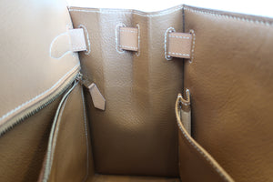 HERMES／エルメス ケリー28 クシュベル ナチュラル 〇X刻印 ショルダーバッグ 700070080