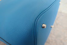 画像をギャラリービューアに読み込む, HERMES／エルメス ピコタンロックGM トリヨンクレマンス ブルーザンジバル X刻印 ハンドバッグ 800020206
