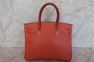 HERMES／エルメス バーキン30 アルデンヌ ブリック ハンドバッグ 700090212