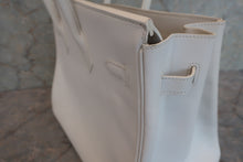 Load image into Gallery viewer, HERMES BIRKIN 35 Epsom leather White □K Engraving Hand bag 600070071
