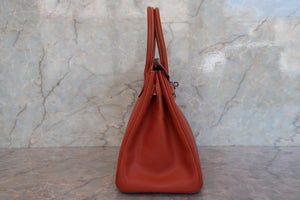HERMES／エルメス バーキン30 アルデンヌ ブリック ハンドバッグ 700090212