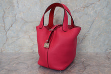 画像をギャラリービューアに読み込む, HERMES／エルメス ピコタンロックエクラＰＭ トリヨンクレマンス/ヴォースイフト ローズメキシコ/ルージュクー Y刻印 ハンドバッグ 700100202
