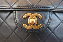 画像をギャラリービューアに読み込む, CHANEL/シャネル マトラッセバイカラーチェーンショルダーバッグ ラムスキン ネイビー/ブラック/ゴールド金具 ショルダーバッグ 800010101
