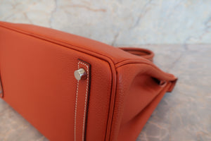 HERMES／エルメス バーキン30 アルデンヌ ブリック ハンドバッグ 700090212