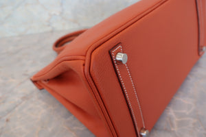 HERMES／エルメス バーキン30 アルデンヌ ブリック ハンドバッグ 700090212