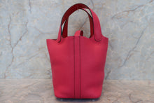 画像をギャラリービューアに読み込む, HERMES／エルメス ピコタンロックエクラＰＭ トリヨンクレマンス/ヴォースイフト ローズメキシコ/ルージュクー Y刻印 ハンドバッグ 700100202
