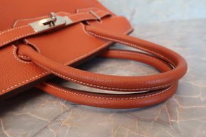 HERMES／エルメス バーキン30 アルデンヌ ブリック ハンドバッグ 700090212