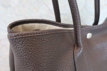 Load image into Gallery viewer, HERMES  GARDEN PARTY PM Negonda leather Chocolat □R Engraving Tote bag 800050142

