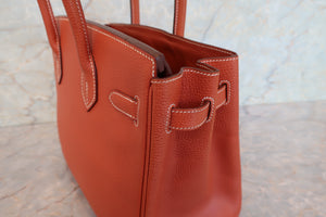 HERMES／エルメス バーキン30 アルデンヌ ブリック ハンドバッグ 700090212