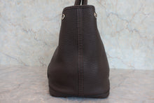 Load image into Gallery viewer, HERMES  GARDEN PARTY PM Negonda leather Chocolat □R Engraving Tote bag 800050142
