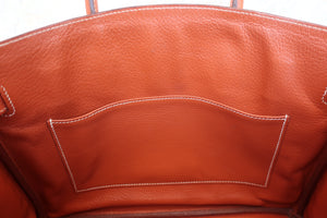 HERMES／エルメス バーキン30 アルデンヌ ブリック ハンドバッグ 700090212