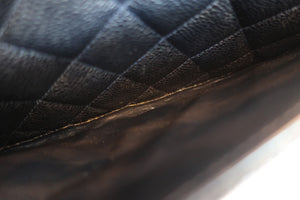 CHANEL/シャネル 中マトラッセシングルフラップチェーンショルダーバッグ キャビアスキン ネイビー/シルバー金具 ショルダーバッグ 700080164