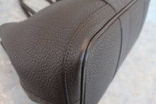 Load image into Gallery viewer, HERMES  GARDEN PARTY PM Negonda leather Chocolat □R Engraving Tote bag 800050142
