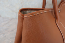 将图片加载到图库查看器，HERMES GARDEN PARTY PM Negonda leather Gold □N刻印 Tote bag 600070082
