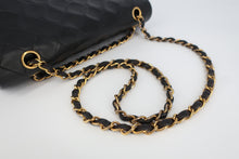 画像をギャラリービューアに読み込む, CHANEL/シャネル マトラッセＷフラップＷチェーンショルダーバッグ ラムスキン ブラック/ゴールド金具 ショルダーバッグ 800090051
