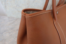 将图片加载到图库查看器，HERMES GARDEN PARTY PM Negonda leather Gold □N刻印 Tote bag 600070082
