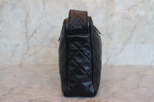 CHANEL/シャネル マトラッセフリンジチェーンショルダーバッグ ラムスキン ブラック/ゴールド金具 ショルダーバッグ 700080157