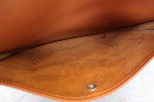 HERMES EVELYNE 2PM Graine Couchevel leather Cognac □H Engraving Shoulder bag 700030200