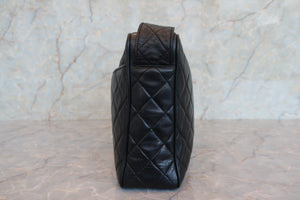 CHANEL/シャネル マトラッセフリンジチェーンショルダーバッグ ラムスキン ブラック/ゴールド金具 ショルダーバッグ 700080157
