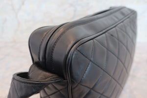 CHANEL/シャネル マトラッセフリンジチェーンショルダーバッグ ラムスキン ブラック/ゴールド金具 ショルダーバッグ 700080157