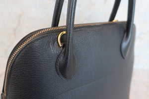 HERMES／BOLIDE 31 Ardennes leather Black □A刻印 Hand bag 600050224