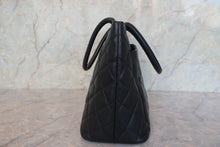 画像をギャラリービューアに読み込む, CHANEL/シャネル 復刻トート キャビアスキン ブラック/シルバー金具 トートバッグ 800010031
