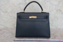 画像をギャラリービューアに読み込む, HERMES／エルメス ケリー32 クシュベル ネイビー 〇V刻印 ショルダーバッグ 800070087
