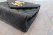 Load image into Gallery viewer, CHANEL Big CC mark chain shoulder bag Lambskin Black/Gold hadware Shoulder bag 600110007
