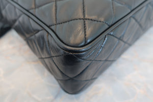 CHANEL/シャネル マトラッセフリンジチェーンショルダーバッグ ラムスキン ブラック/ゴールド金具 ショルダーバッグ 700080157