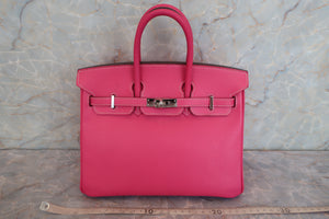 HERMES BIRKIN 25 Epsom leather Rose tyrien □Q Engraving Hand bag 600080192