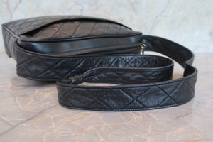 CHANEL/シャネル マトラッセフリンジチェーンショルダーバッグ ラムスキン ブラック/ゴールド金具 ショルダーバッグ 700080157