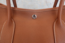 将图片加载到图库查看器，HERMES GARDEN PARTY PM Negonda leather Gold □N刻印 Tote bag 600070082
