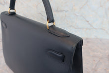 画像をギャラリービューアに読み込む, HERMES／エルメス ケリー32 クシュベル ネイビー 〇V刻印 ショルダーバッグ 800070087
