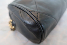 画像をギャラリービューアに読み込む, CHANEL/シャネル ココマークフリンジチェーンショルダーバッグ ラムスキン ブラック/ゴールド金具 ショルダーバッグ 800010064
