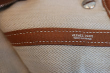 将图片加载到图库查看器，HERMES GARDEN PARTY PM Negonda leather Gold □N刻印 Tote bag 600070082
