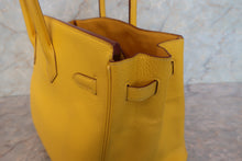 画像をギャラリービューアに読み込む, HERMES／エルメス バーキン35 トリヨンクレマンス ジョーヌ □G刻印 ハンドバッグ 700070165
