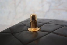 Load image into Gallery viewer, CHANEL  Diana matelasse chain shoulder bag Lambskin Black/Gold hadware Shoulder bag 700120103
