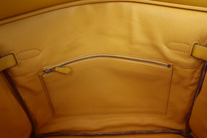 HERMES／エルメス バーキン35 トリヨンクレマンス ジョーヌ □G刻印 ハンドバッグ 700070165